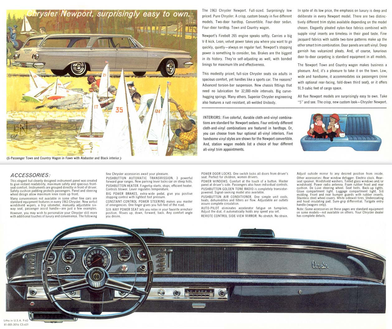 1963 Chrysler Brochure Page 1